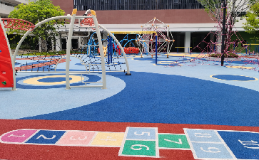 幼兒園塑膠跑道、EPDM塑膠地面