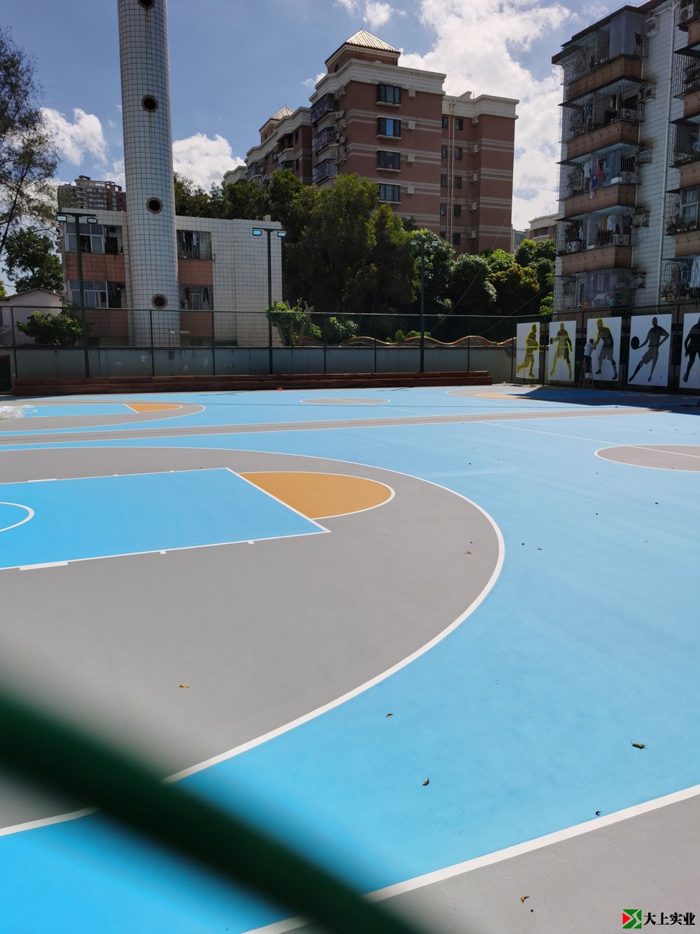 水貝籃球場(chǎng)施工工程