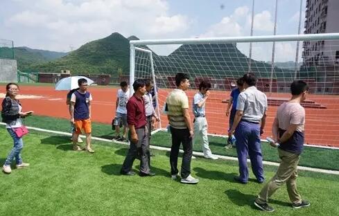  圖4.足球場(chǎng)球門(mén)檢測(cè)現(xiàn)場(chǎng)