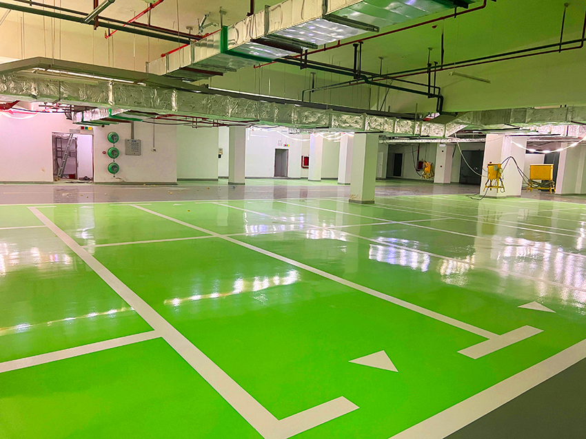 環(huán)氧地坪車庫(kù)項(xiàng)目