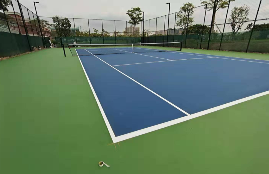 彈性丙烯酸網(wǎng)球場