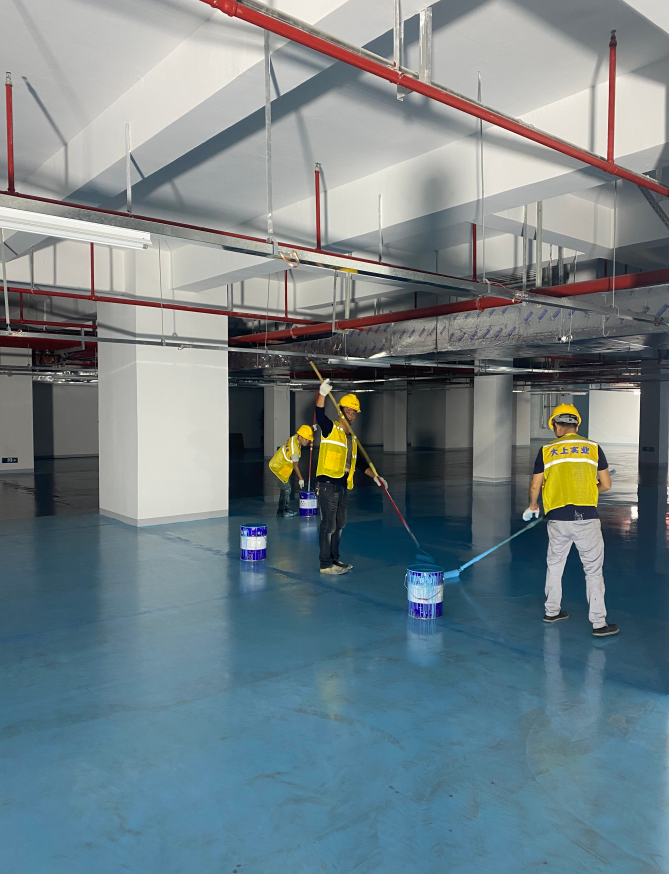 薯田蒲學(xué)校地下停車場(chǎng)地坪漆工程專業(yè)分包